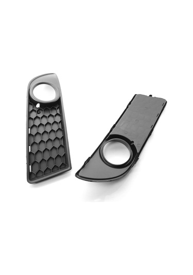 Wezone Volkswagen Polo 2005-2009 Sağ Ve Sol Sis Farı Kafesi - Siyah Abs Malzeme - Oe Numara 6q0853665e 6q0853666e