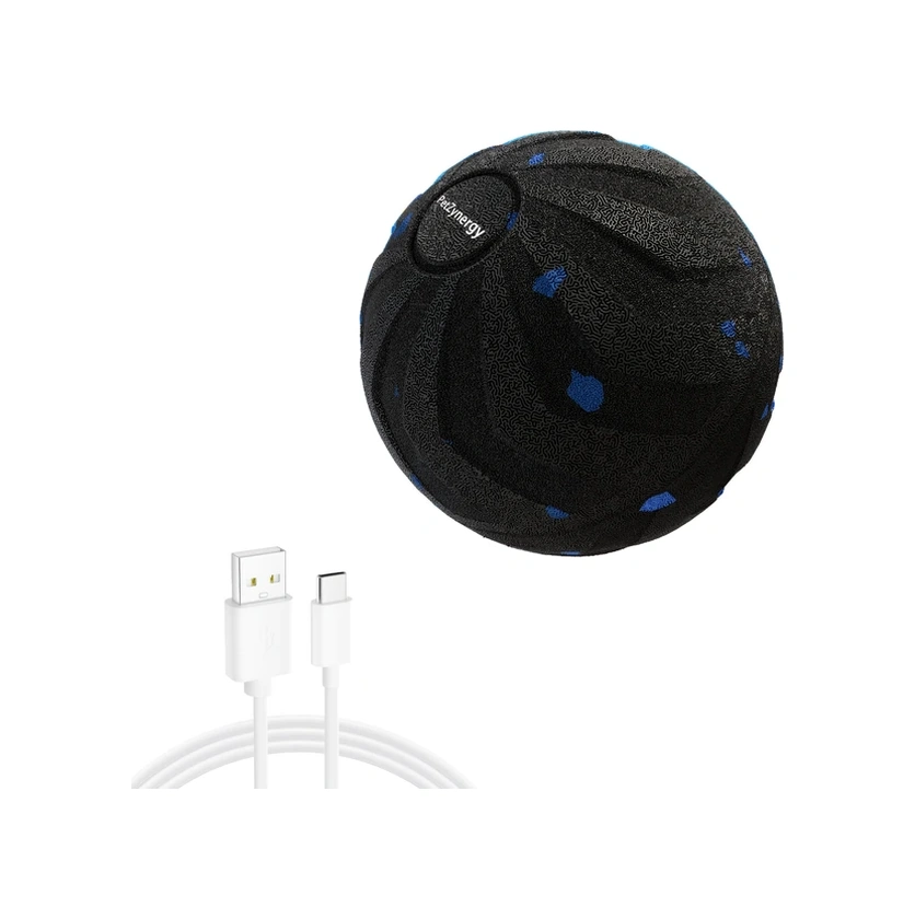 Fochsia Siyah E-tpu Malzeme Orta Ve Büyük Köpekler İçin Otomatik Hareketli Zıplayan Dönen Top