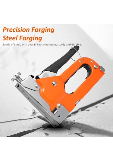 Pazly Çelik Zımba Makinesi Seti - 1200 Çivi + Çivi Sökücü Ve Taşıma Kutusu