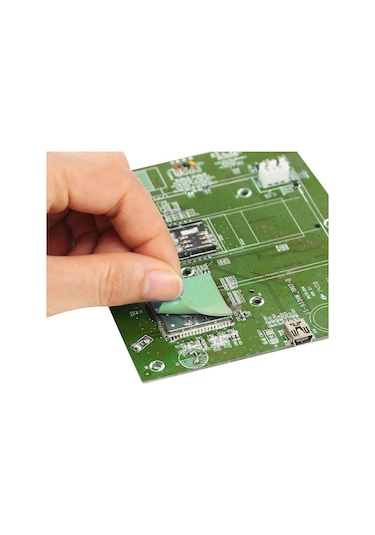 Wozlo 2 0mm 100x100mm Chipset Soğutucu Termal Pad Cep Telefonu Notebook Ps4 Ps5 Yeşil 6w/m K
