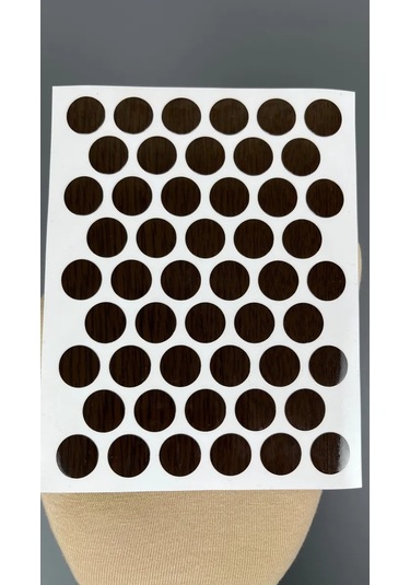 Mebel'naa Furnitura Mystery Kendinden Yapışkanlı Mobilya Tapanı D-14 Mm 100 Adet 261809274 Wenge Sihirli