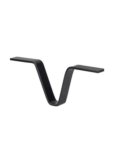 Youtek Siyah Demir Yağmur Zinciri Kancası - V Şekilli, Su Akışı Toplama, Tüp Uçları İçin Uyumlu, Pas Koruyucu Kaplama