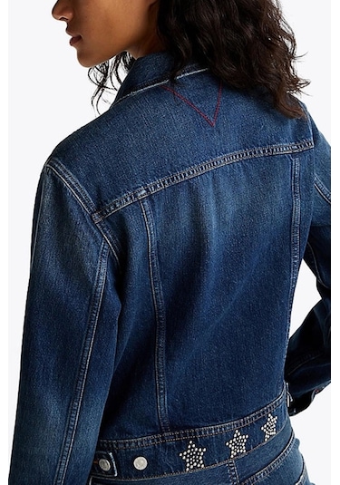 Tommy Jeans Kadın Mavi Ceket Mavi