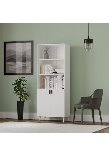 İnci 2 Kapaklı Kitaplık