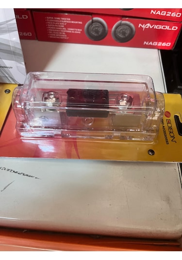 Edison 100 Amper Oto Amfi Sigortası 1 Giriş 1 Çıkış Sigorta Anfi New