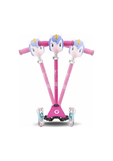Evo Scooter 3tkr Unicorn Işıklı Pmb -sun Pembe