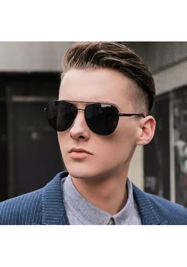 Polarize Erkek Güneş Gözlüğü Damla Model Siyah