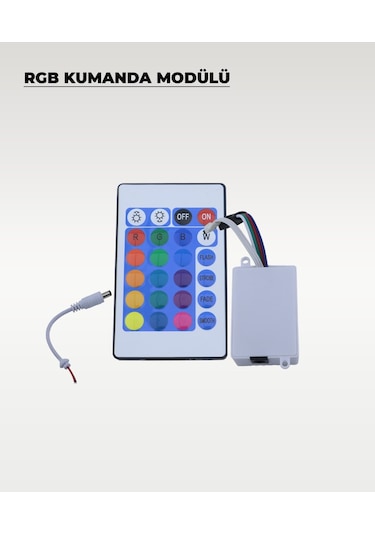Şerit Led Rgb Kumanda Modülü - Renk Ve Mod Kontrolcüsü 1 Adet