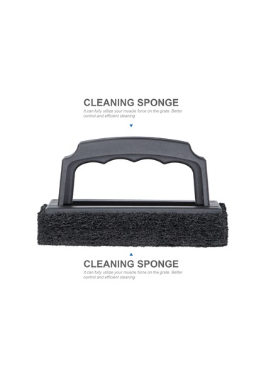 Hfambition Siyah Pratik Barbekü Izgarası Temizleme Fırçası - Dayanıklı Sponge, Yağ Ve Kireç Temizleyici, Tüm Izgara Tiplerine Uygun Çok Renkli