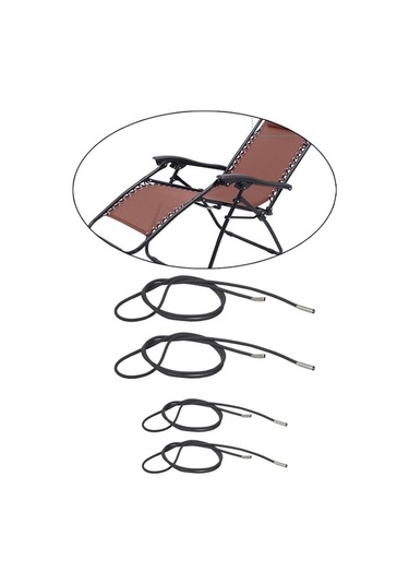 Trendooze Homyl Katlanır Sandalye Bungee Kordonu, Siyah, Yerçekimi Etkisiyle Keyif Siyah