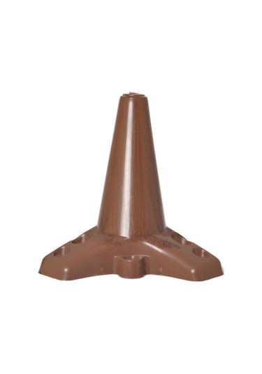 Zeygen Zirve Plastik Mobilya Baza Koltuk Kanepe Ayak 8 Adet 15 Cm Ceviz