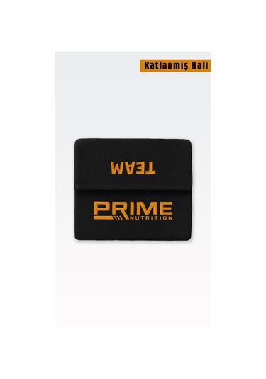Prime Nutrition Team 30x100 Siyah Havlu Siyah - Turuncu