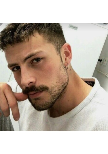 Erkek Cerrahi Çelik Küpe Silver Renk 18 Mm Halka Gri