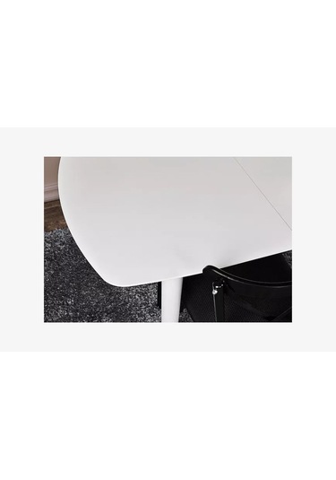 Essen Masa, Etro Sandalye, Beyaz, 130x80 Beyaz