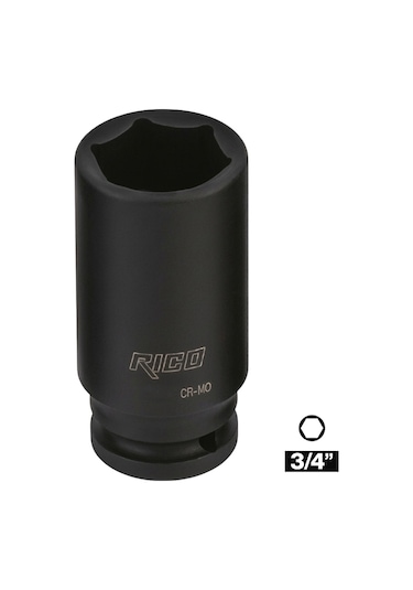 Rıco 3/4 Altı Köşe Havalı Derin Lokma 41 Mm