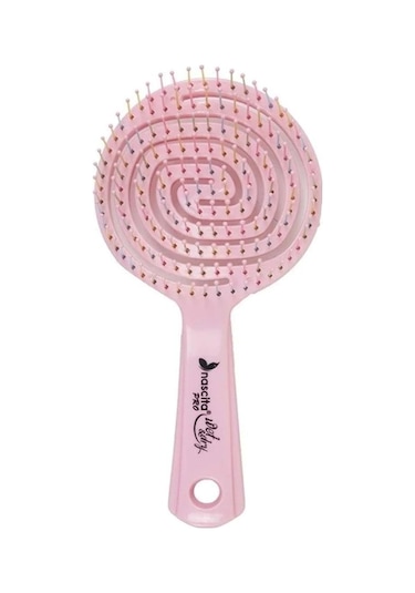 3d Flexi Kontrol Açma Tarama Saç Fırçası Pembe 40