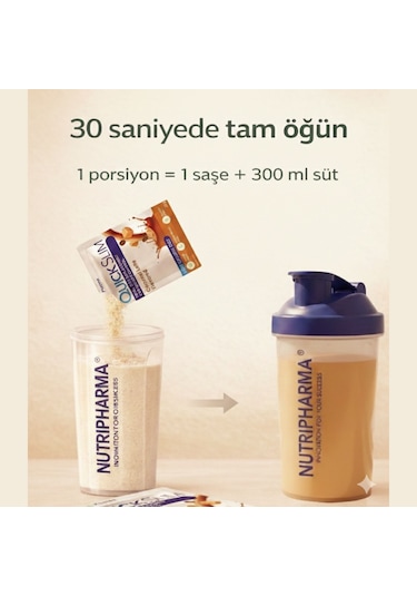 Whey Proteinli Öğün Yerine Geçen Diyet Shake Karamel Latte 30 Saşe + Shaker