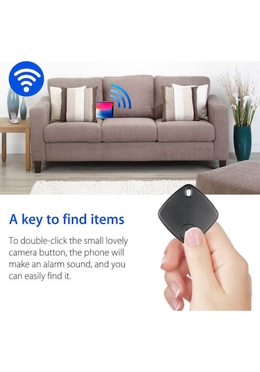 Jeehugo S1 Siyah Bluetooth - 2 Adet Kutulu, Kayıp Engelleme, Uzaktan Konum Bulma, Alarm Ve Selfie Fönksiyonu