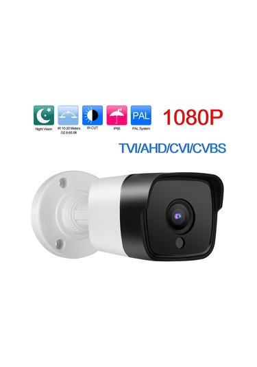 Geeroyoo Dış Mekan Ip66 Su Geçirmez Abs Kasa 20m Ir Gece Görüşü 1080p/4mp/5mp Ahd/tvı/cvı/cvbs 4-1 Güvenlik Kamerası Pal