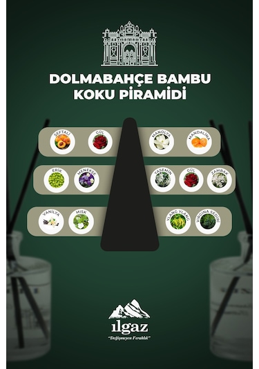 Dolmabahçe Bambu Çubuklu Oda Kokusu Türkiye Serisi Çiçeksi 500 ML