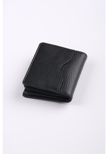 Ancora Leather Hakiki Deri Kartlık-26207 Siyah