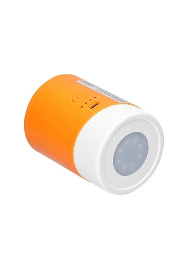 Pazly Turuncu 2-in-1 Kablosuz Şarjlı Şişirici Akülü Pompa Usb Dış Mekan Kullanımı Turuncu