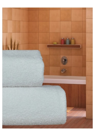 Goldroom Can 2 Li Pamuklu Banyo Havlu Seti Beyaz