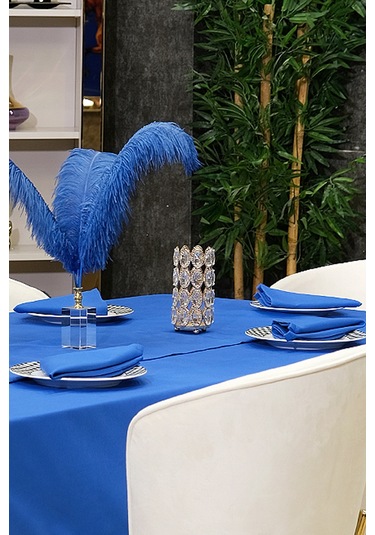 Dream Kumaş Peçete Modelleri Leke Tutmaz Kumaş Peçete Çeyiz Seti 6lı Paket Mavi