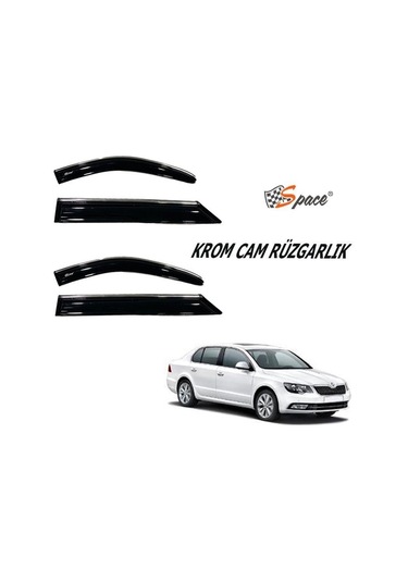Space Skoda Superb Krom Cam Rüzgarlığı 2013-2015/ Caru420 O A144202021