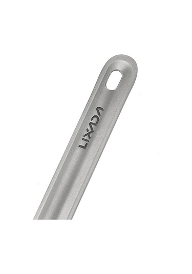 Lixada Titanyum Uzun Saplı Kaşık Cilalı Kase İle Açık Taşınabilir Yemek Kaşığı Çatal Bıçak Takımı Kamp B Çok Renkli