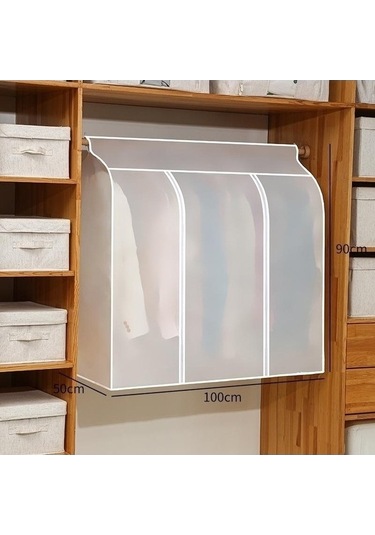 Tongxida Bosphorusboutique X X Ty Tozluk Takım Saklama Organizatörü Kılıfı Giysi Fermuar Elbise Dolabı Çantaları Beyaz Bavul 9 Beyaz