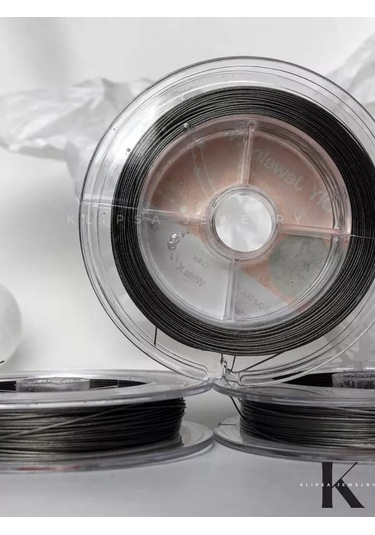 Klipsa Jewelry Mücevher Halatı, Kolye Ve Bileklikler İçin 50m 0,38mm 178874093