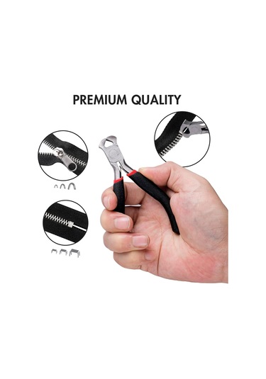 Set, 85 Parçalı Fermuar Tamir Takımı, 3mm, 5mm, 8mm Metal Fermuarlar - Mükemmel