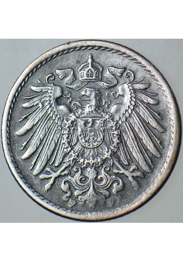 Almanya 5 Pfennig 1919 F.