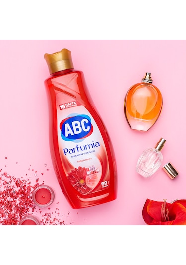 ABC Parfumia Konsantre Çamaşır Yumuşatıcısı Tutkulu Dahlia 4 x 1440 ML