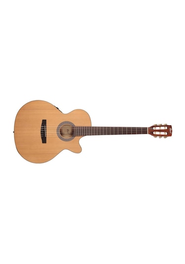 Cort Cec1 Op Elektro Klasik Gitar Kılıf + Askı + Jak + Pena