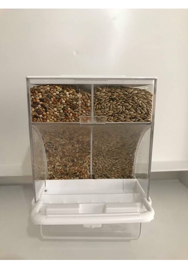 10 Adet T-Pet Akıllı Yemlik İkiye Bölünebilir Geniş Kabuk Hazneli