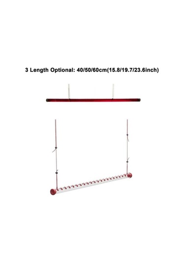 Pazly Delik Askılı Sinek Kuşu Besleyici - Kırmızı Şeffaf Tüp Pencere Bahçe Dolap Çubuk Braketleri