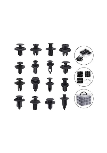 Ulzyvf 620 Parça Otomotiv Plastik Klips Seti - 16 Çeşit, Sağlam Nylon, Araç Düzenleme Kutusu