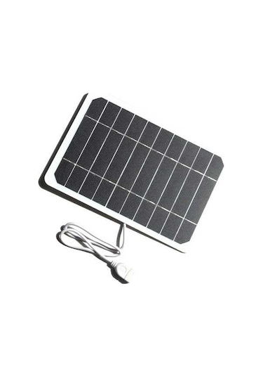 Tongxida 5v 5w Monokristal Güneş Paneli, Usb Çıkışlı, Taşınabilir, Ip65, Dış Mekan Şarj Cihazı