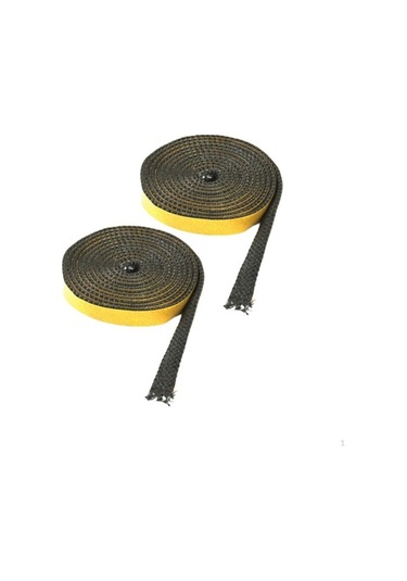 Novahub 3mmx15mmx1.5m Mühürli Pratik Gri Sızdırmazlık Kablosu, Şömine Ve Soba Kapı Contası