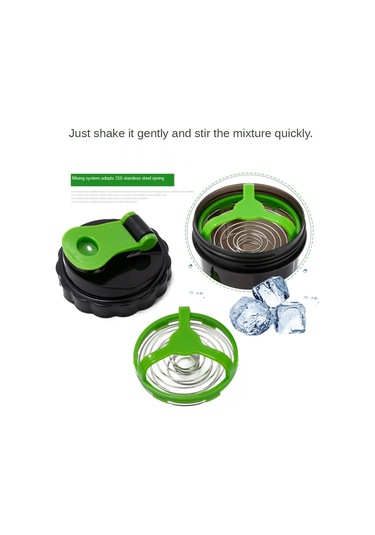 3 Katmanlar Shaker Protein Şişesi 550ml Peyniraltı Suyu Tozu Blender Fincan White 550ml White