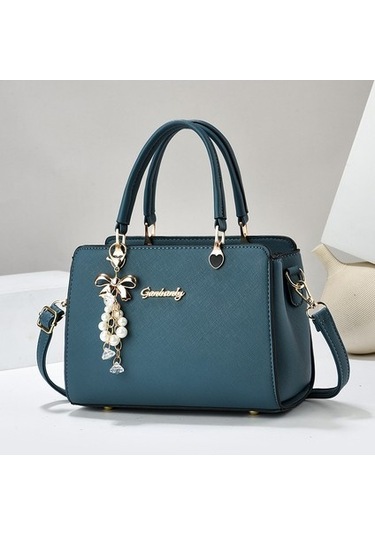 Anneler Günü Hediyesi Çekici Çanta Yeni Dokulu Işe Gidiş-çapraz Çanta Mavi 421211 Siyah