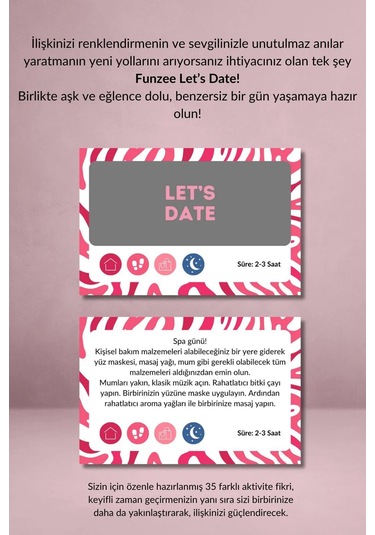 Let's Date Çiftler İçin 35 Kazı Kazan Kartı