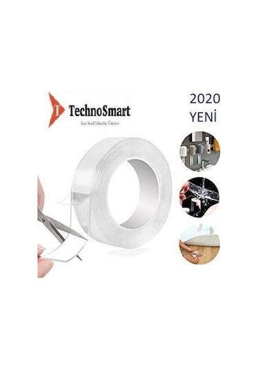 Technosmart 5 Metre Çift Taraflı Nano Teknolojili Süper Güçlü Ban