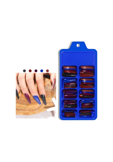 Youtek 100 Adet Şeffaf Pvc Takma Tırnak - 13 Farklı Boyut, Manikür Ve Dıy Tırnak Sanatı İçin Tam Kaplama Balerin Uçlu