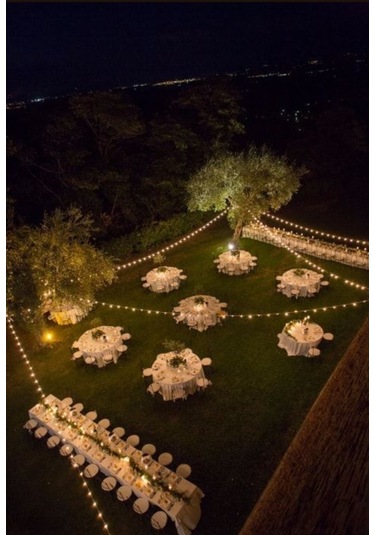 10 Metre 20 Duylu 9w Led Ampullü Zincir Bahçe Aydınlatma