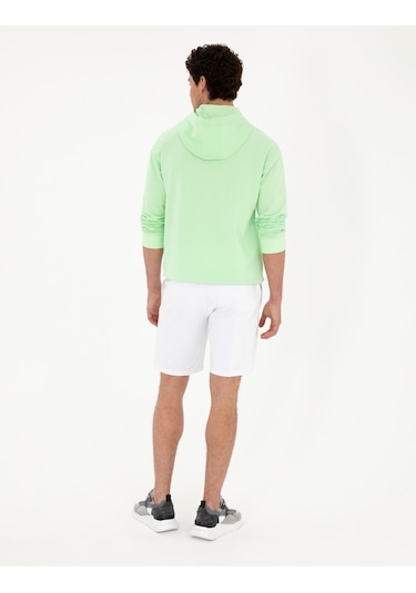 Pierre Cardin Erkek Beyaz Şort Örme 50284172-vr013 Beyaz