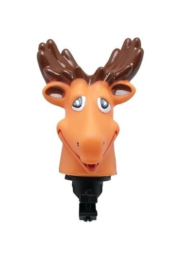 Aim Geyik Figürlü Plastik Korna Siyah