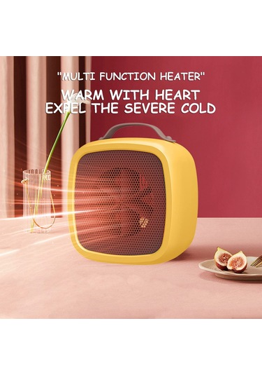Taşınabilir 500w Elektrikli Uzay Isıtıcı Mini Masaüstü Isıtıcı Ev Ofis İçin Saplı, Ab Tak